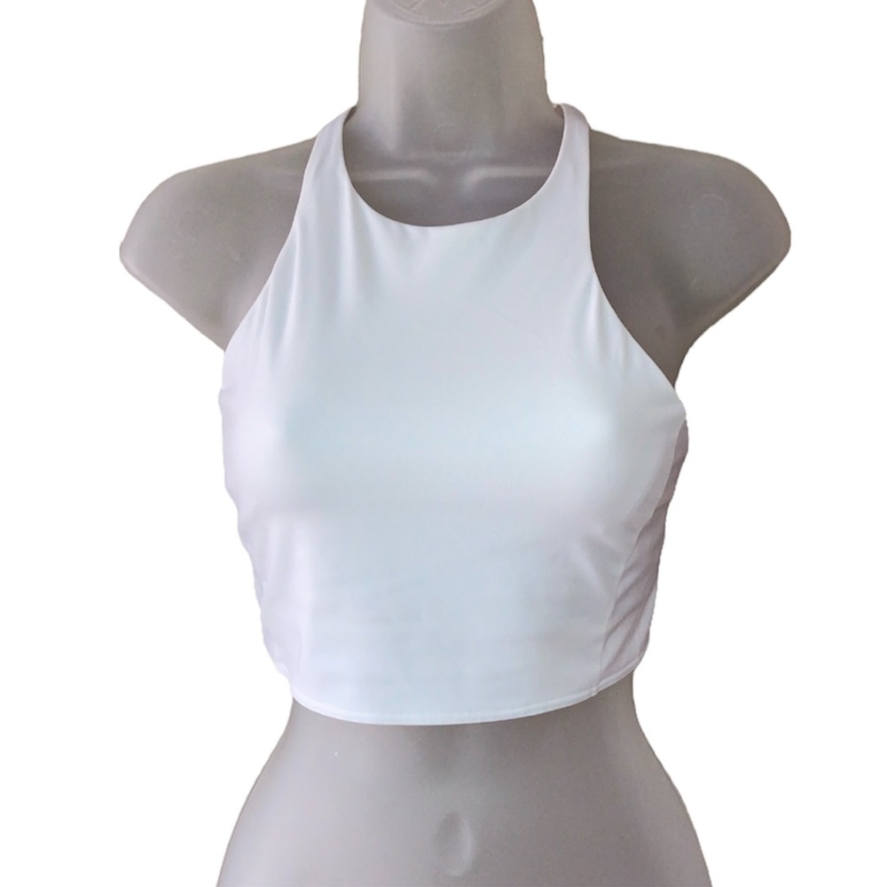 Lululemon on Strong Lines Bra Medium Support,
B/C Cup White Size 6 EUC - Picture 2 of 8